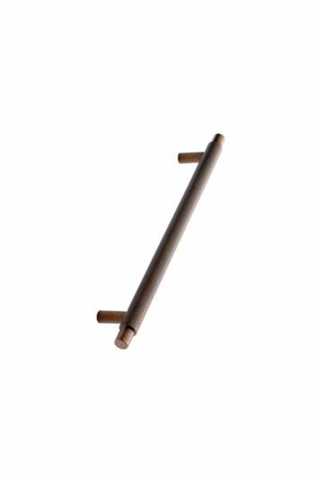 Furnipart - Manor long - greb i zink og aluminium Antik messing CC640mm L694mm B14mm H36m