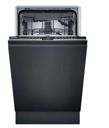 Fuldt integrerbar opvaskemaskine 45 cm - varioHinge - justerbar låge - Siemens iQ300 - SR73EX24ME