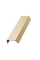 Furnipart - Accent - greb i aluminium børstet messing CC160mm L200mm B44,9mm
