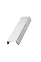 Furnipart - Accent - greb i aluminium inox look CC160mm L200mm B44,9mm H16