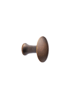 Furnipart - Castle - greb i Zink Antik brun H36mm Ø37,8mm