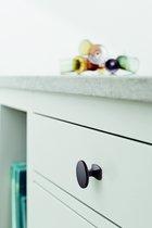 Furnipart - Classic Knob - greb i zink antik brun H28mm Ø34mm