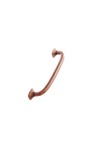 Furnipart - Classic Handle - greb i zink antik kobber CC160mm L186mm B9/18mm H38mm