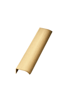 Furnipart - Edge Straight - greb i aluminium børstet messing CC2x80mm L200