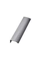 Furnipart - Edge Straight - greb i aluminium Børstet antracit CC2x80mm L20