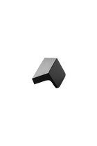 Furnipart - Envelope Knob - greb i Aluminium Børstet mat sort CC32mm L49,9m