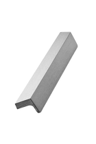 Furnipart - Envelope Handle - greb i Aluminium Inox look CC160mm L199,9mm B24