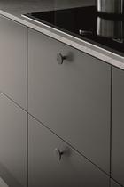 Furnipart - Plato - greb i Aluminium Børstet antracit H24,3mm Ø42mm