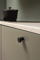 Furnipart - Point - greb i zink mat sort H25mm Ø28mm