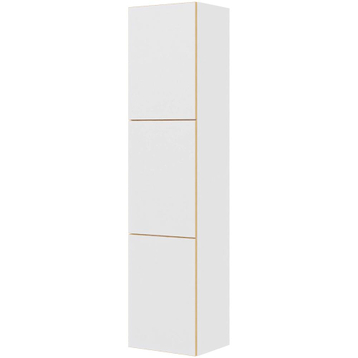 Multi-Living Bad højskab i White/Oak Line H: 172,8 cm D: 32,0 cm - 3 låger inklusiv 5 hylder  - Bredde: 40 cm