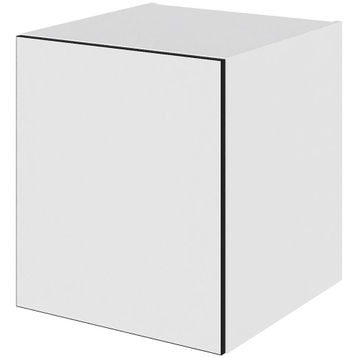 Multi-Living Bad hyldeskab i White/Black line med 1 låge - Bredde: 50 cm