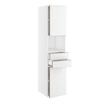 Kitchn Badhøjskab m/2 skuffer og 2 låger H:1728 D:450 B:300