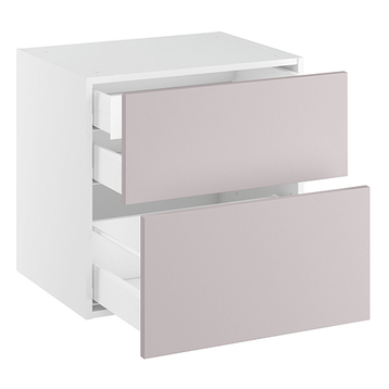 Kitchn Lavt underskab til bad med 2 skuffer og indvendig skuffe