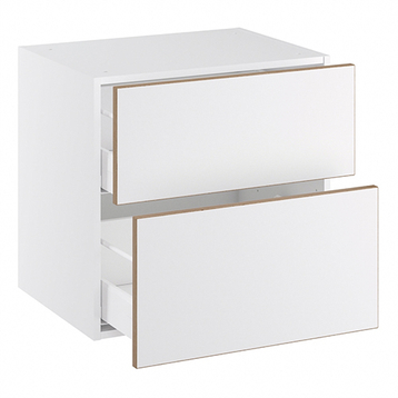 Kitchn Badvaskeskab lavt m/2 skuffer H:576 D:450 B:1000