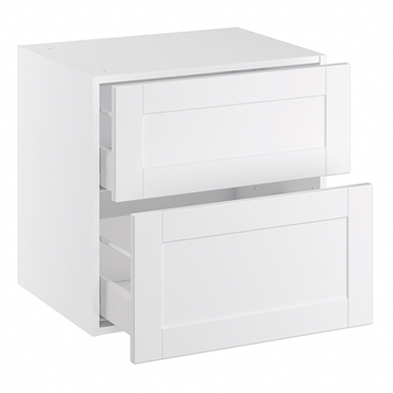 Kitchn Badvaskeskab lavt m/2 skuffer H:576 D:450 B:1000