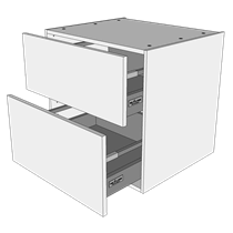 Multi-Living Skuffeskab H: 57,6 cm D: 51,0 cm - Fuldudtræk/softluk