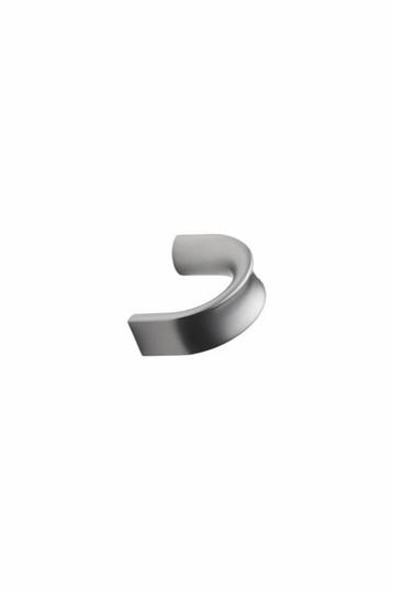 Furnipart - Inside - knop i aluminium Inox look CC32mm L40,5mm H31,7mm
