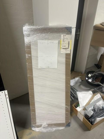 Hvid kompaktlaminat - 10 mm - 122x49 cm - farve BP704