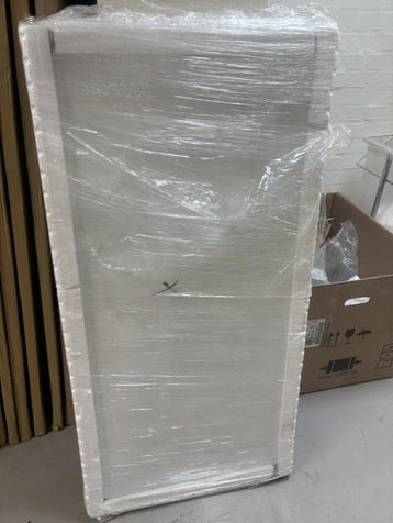 Hvid laminatbordplade - 20 mm - 120x60 cm