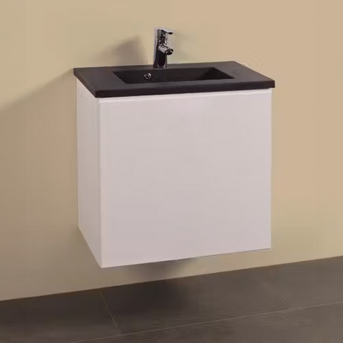 Multi-Living Hvid grebsfri small bad underskab med 1 låge og vaskebordplade