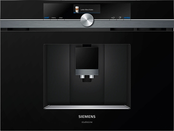 Siemens indbygnings kaffemaskine fra udstilling - model CT836LEB6