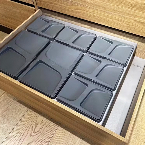 Affaldsindsats til 80 cm Just Wood skuffe - Rustfri stål