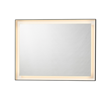 Just Wood Pisa spejl med lys - 60x80 cm