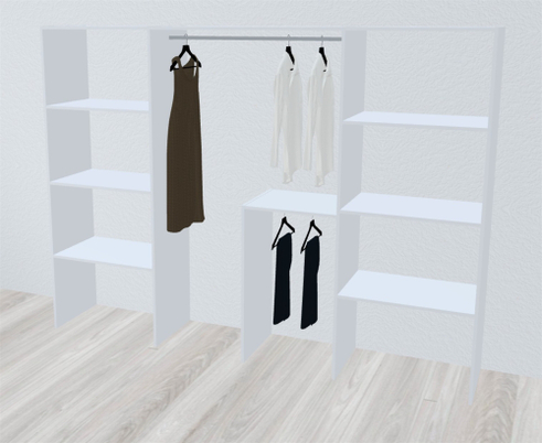 Celebert Inventar fra bredde 280 til 300 cm passer til 4 skydedøre