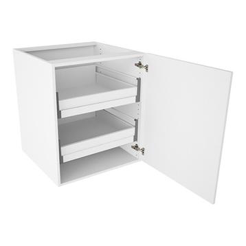 Underskab, 1 låge, 2 bakker (indvendig). H:704 B:600 D:580
