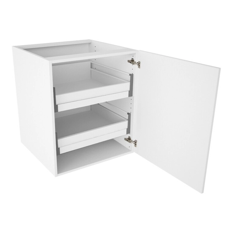 Underskab, 1 låge, 2 bakker (indvendig). H:704 B:400 D:580