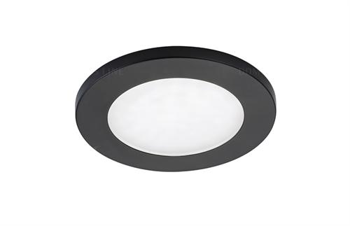 LED SPOT LEK Ø55mm spot, D-Motion, 2W 24V, Sort