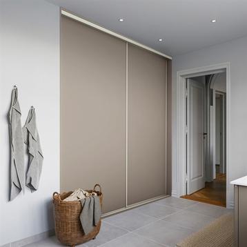 Kitchn Elan skydelåger på mål til garderobe med 2 låger - Total Bredde 82,8 til 242,8 cm