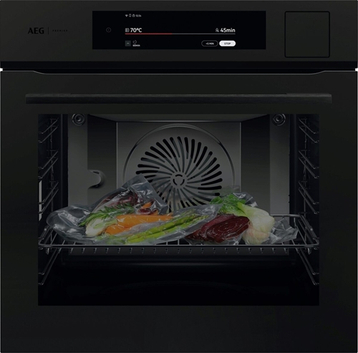 Indbygningsovn - SteamPro MattBlack - AEG 9000 - PO9000ST
