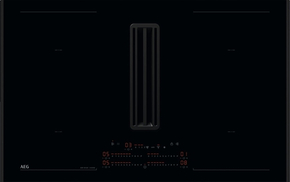 83 cm Induktionskogeplade m/ intgr. Emhætte - AEG 8000 - NCP84C01AB