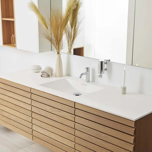 Solid Surface Badvask på mål