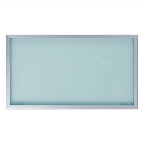  80 cm løs alu-vitrine top 79,6 x 31,6 cm.