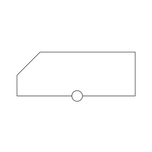 Udskæring i bagkant- Keramik bordplade