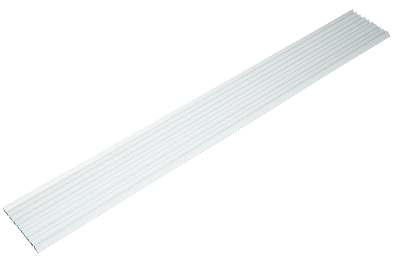 Multi-Living Ventilationsrist. 59,6 x 10,1 cm. Aluminium