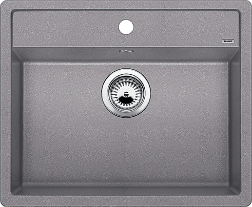 Blanco underlimet silgranit Dalago 6 MX Antracit, 2 huller løft-op t/h (60)