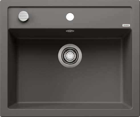 Blanco underlimet silgranit Dalago 6 MX Vulkangrå, 2 h
