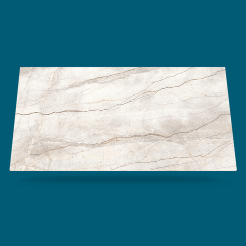 White Silver Root Keramik bordplade på mål