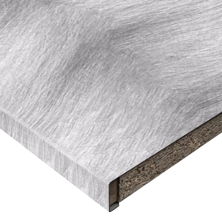 Stål - curlet bordplade på mål