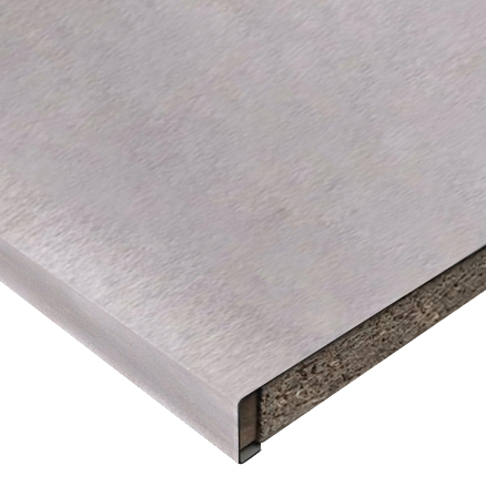 Stål - slebet bordplade på mål