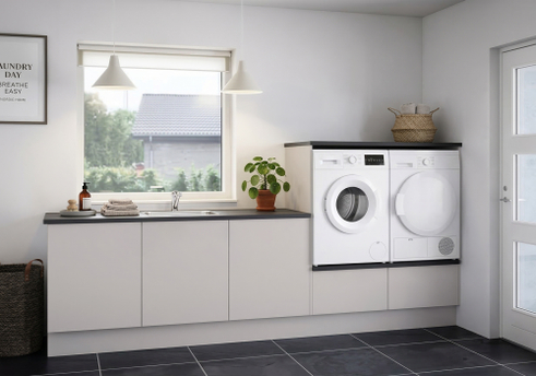 Multi-Living Bryggers sæt med Cibo Sabbia | Underskab m. skuffe, Vaskeskab, Gavle, Sokkelsæt - Bryggers sæt 23