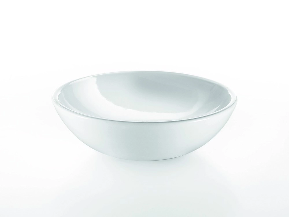 Keramisk skålvask uten overløp, Ø43x13 cm