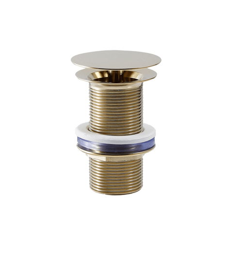 Tvangsåben bundventil - Blank messing