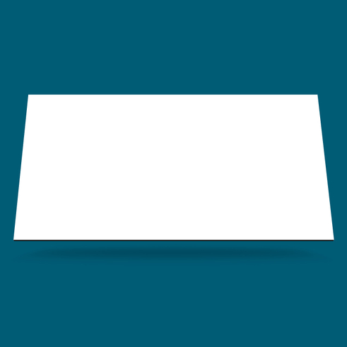 Kompaktlaminat bordplade BP6980 Surface Hvid på mål