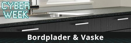 Bordplader og Vaske