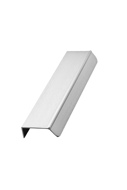 Furnipart - Accent - greb i aluminium inox look CC160mm L200mm B44,9mm H16