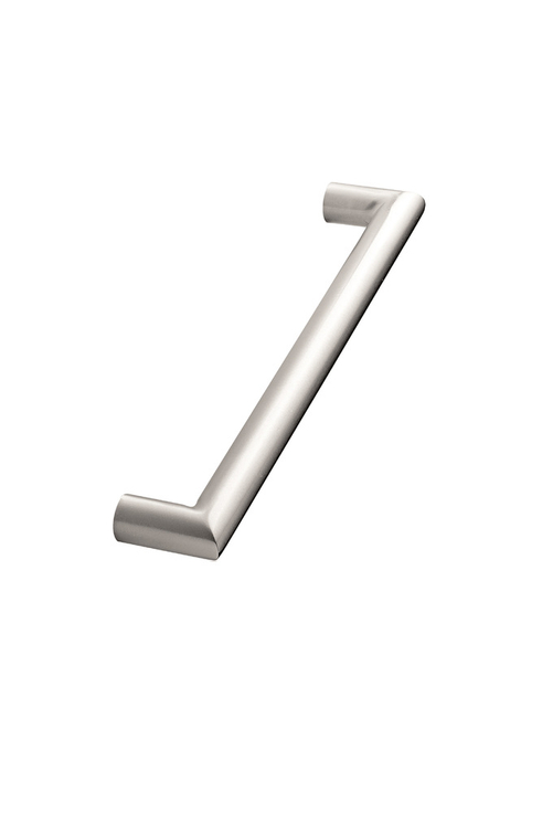 Furnipart - D Angle - greb i rustfrit stål silkeslebet CC128mm L140,7mm H30m